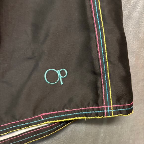 Vintage OP Ocean Pacific Board Shorts 34 Surf Swim Trunks Tropical Surfing Skate - Picture 5 of 16